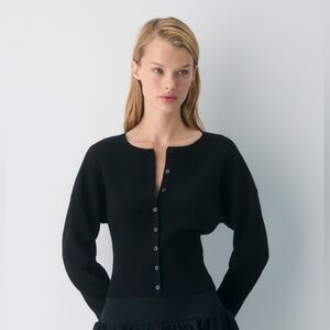 Aritzia Wilfred Golightly Cardigan (Black)